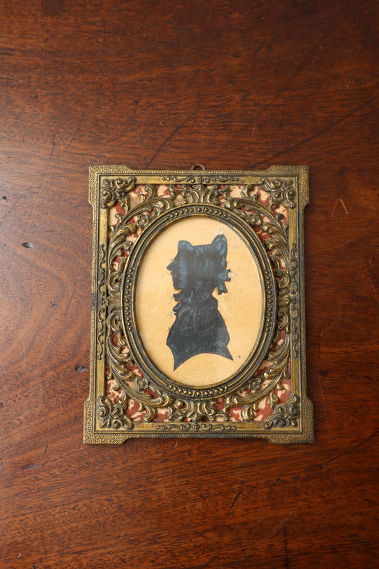 19th Century English Framed Silhouette