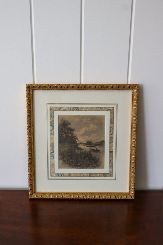 19th Century Aquatint Engraving by A.W. Henley