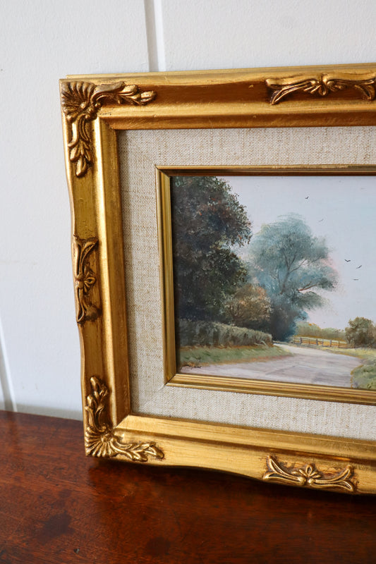 Original Landscape of Suffolk, UK Oil On Board | James Allen, British 1907 - 1986