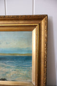 Load image into Gallery viewer, Original Antique Ocean Scene Oil on Canvas
