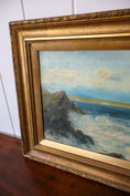 Load image into Gallery viewer, Original Antique Ocean Scene Oil on Canvas
