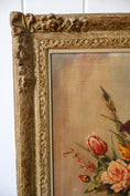 Load image into Gallery viewer, Large 20th Century Oil on Board of Floral Arrangement
