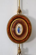 Load image into Gallery viewer, PAIR of Antique Miniature Handpainted Insects on Silk in Chocolate Velvet Frames

