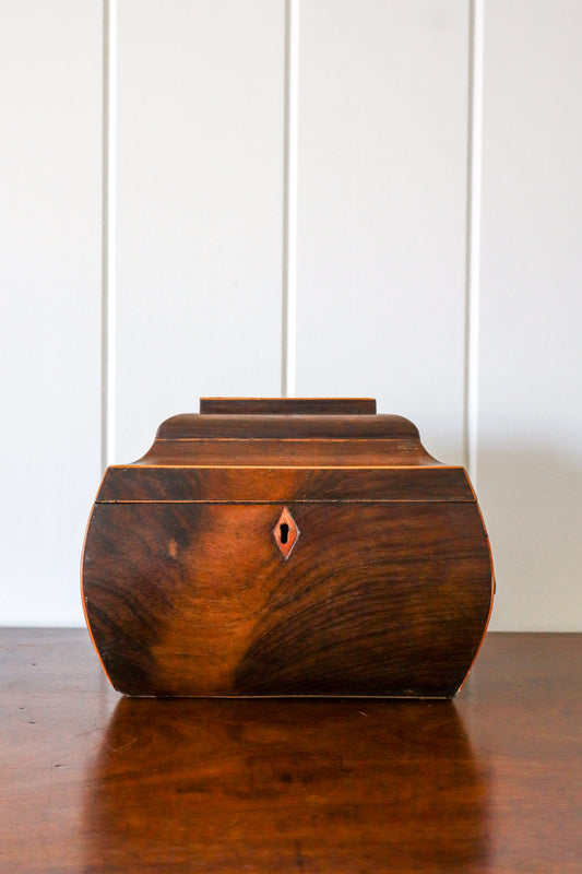 Regency Tea Caddy with Brass Side Pulls (c. 1820)