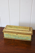 Load image into Gallery viewer, Hand Painted Box with Hidden Bottom/Side Drawer | Fish Swimming
