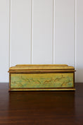 Load image into Gallery viewer, Hand Painted Box with Hidden Bottom/Side Drawer | Fish Swimming
