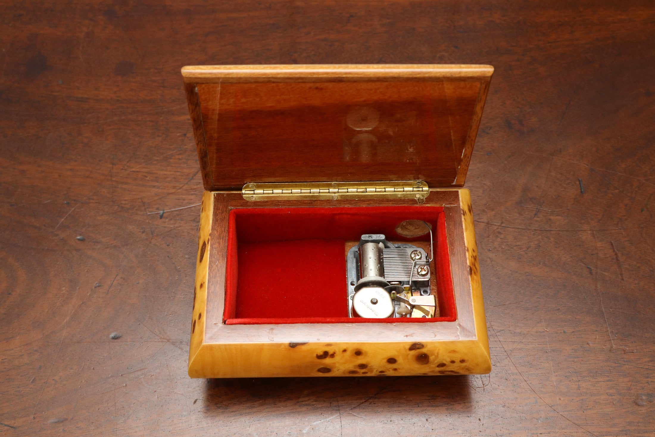 Italian Floral Inlay Jewelry Box (c. 1960)