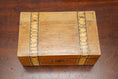 Load image into Gallery viewer, 19th Century Satinwood Banded Tunbridge Box
