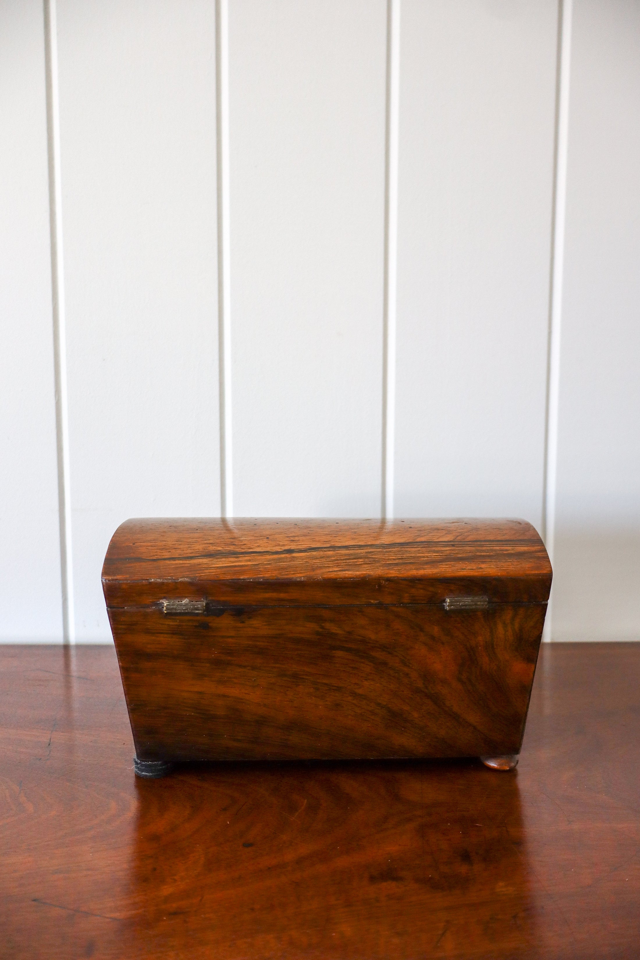 Georgian Rosewood Dome Top Tea Caddy