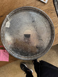 Load image into Gallery viewer, Round Silver Plate Gallery Tray
