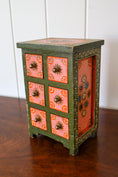 Load image into Gallery viewer, Petite Hand Painted 6 Drawer Chest / Jewelry Box
