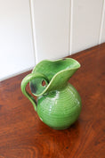 Load image into Gallery viewer, Antique English Green Pitcher/Vase by Aller Vale Pottery (c. 1880)

