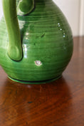 Load image into Gallery viewer, Antique English Green Pitcher/Vase by Aller Vale Pottery (c. 1880)

