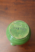 Load image into Gallery viewer, Antique English Green Pitcher/Vase by Aller Vale Pottery (c. 1880)
