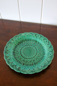 Load image into Gallery viewer, Antique Wedgwood Majolica Sunflower Plate | 8.5”W
