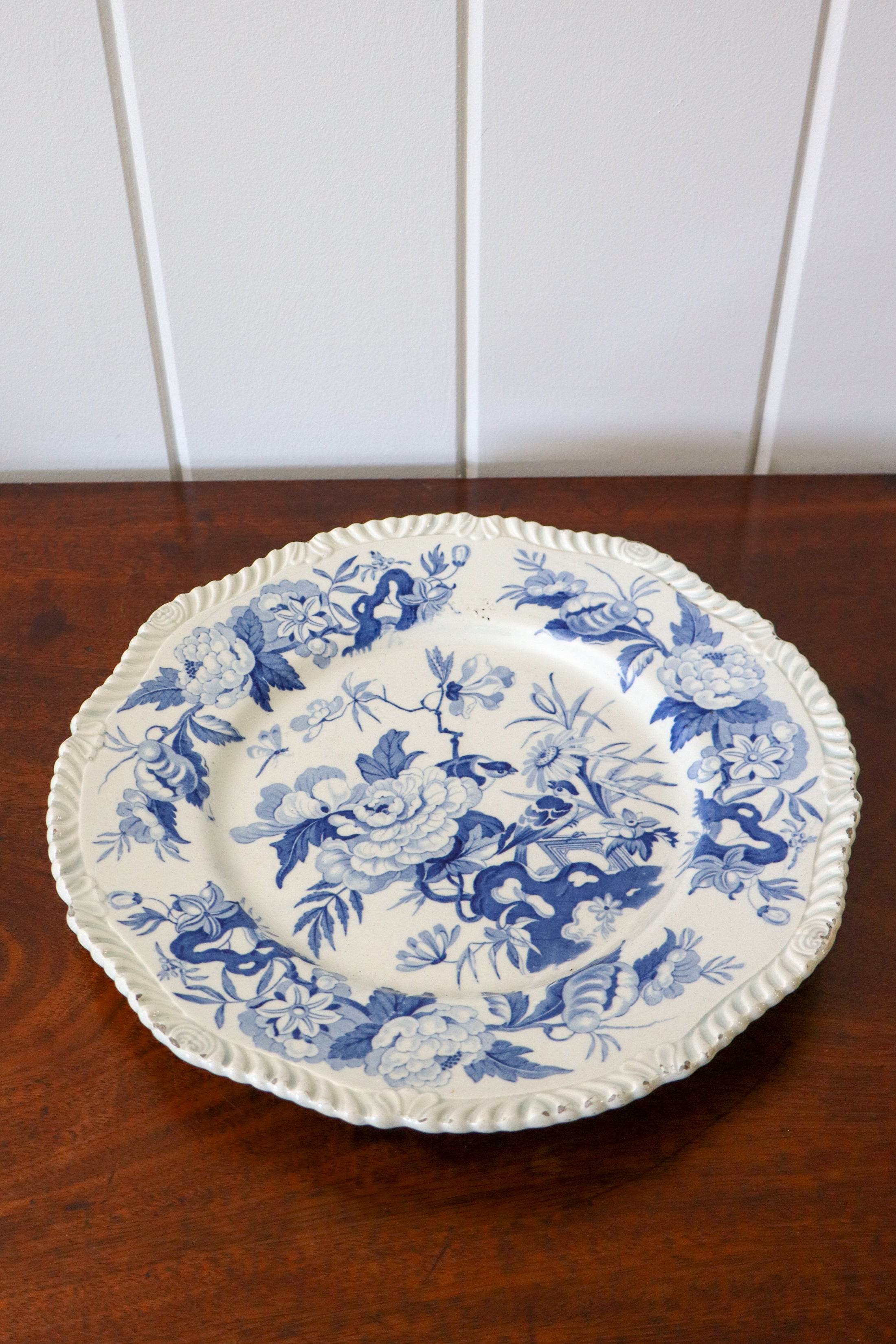 Blue + White Plate (c. 1860)
