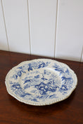 Load image into Gallery viewer, Blue + White Plate (c. 1860)
