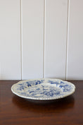 Load image into Gallery viewer, Blue + White Plate (c. 1860)

