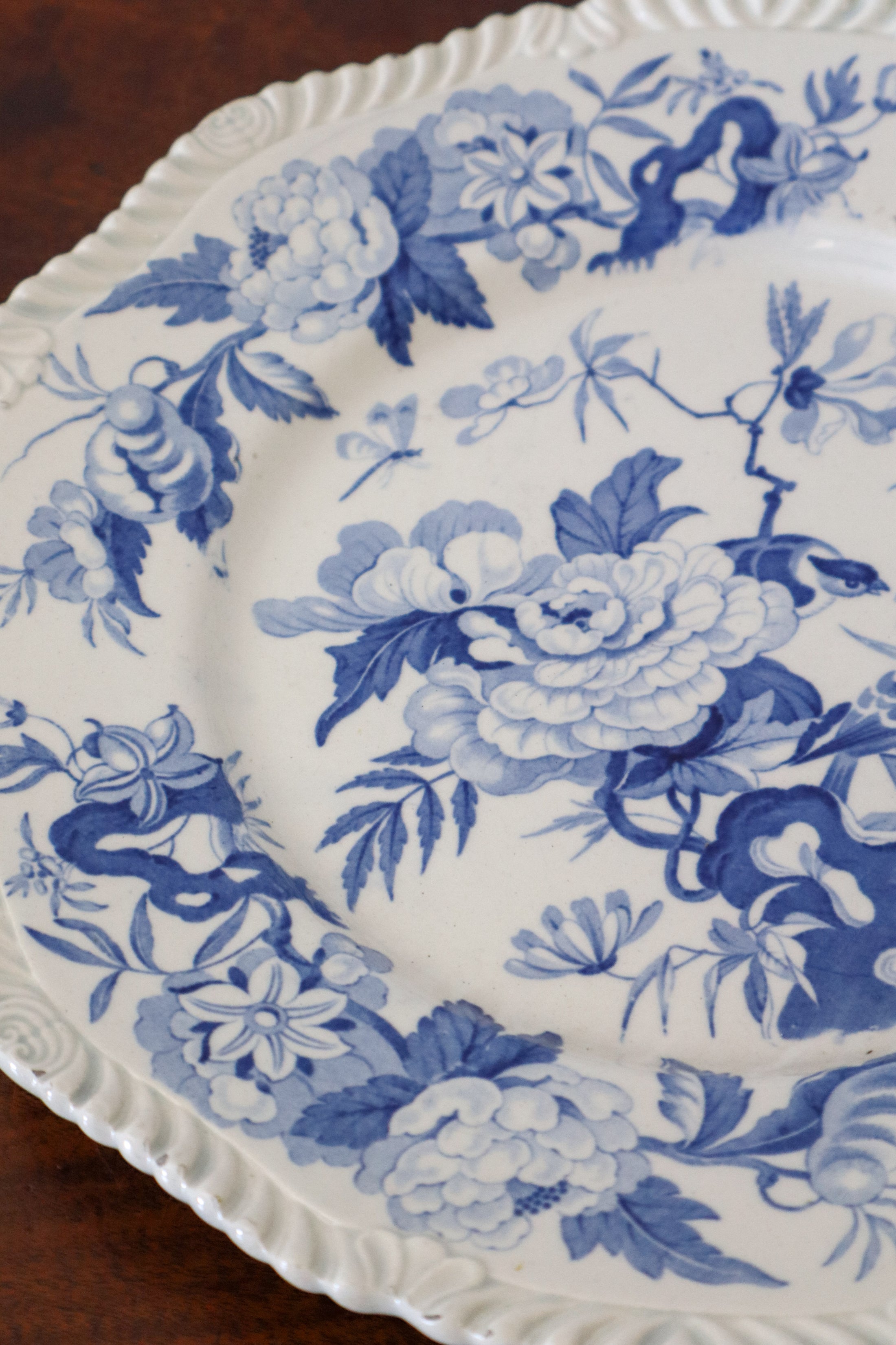 Blue + White Plate (c. 1860)