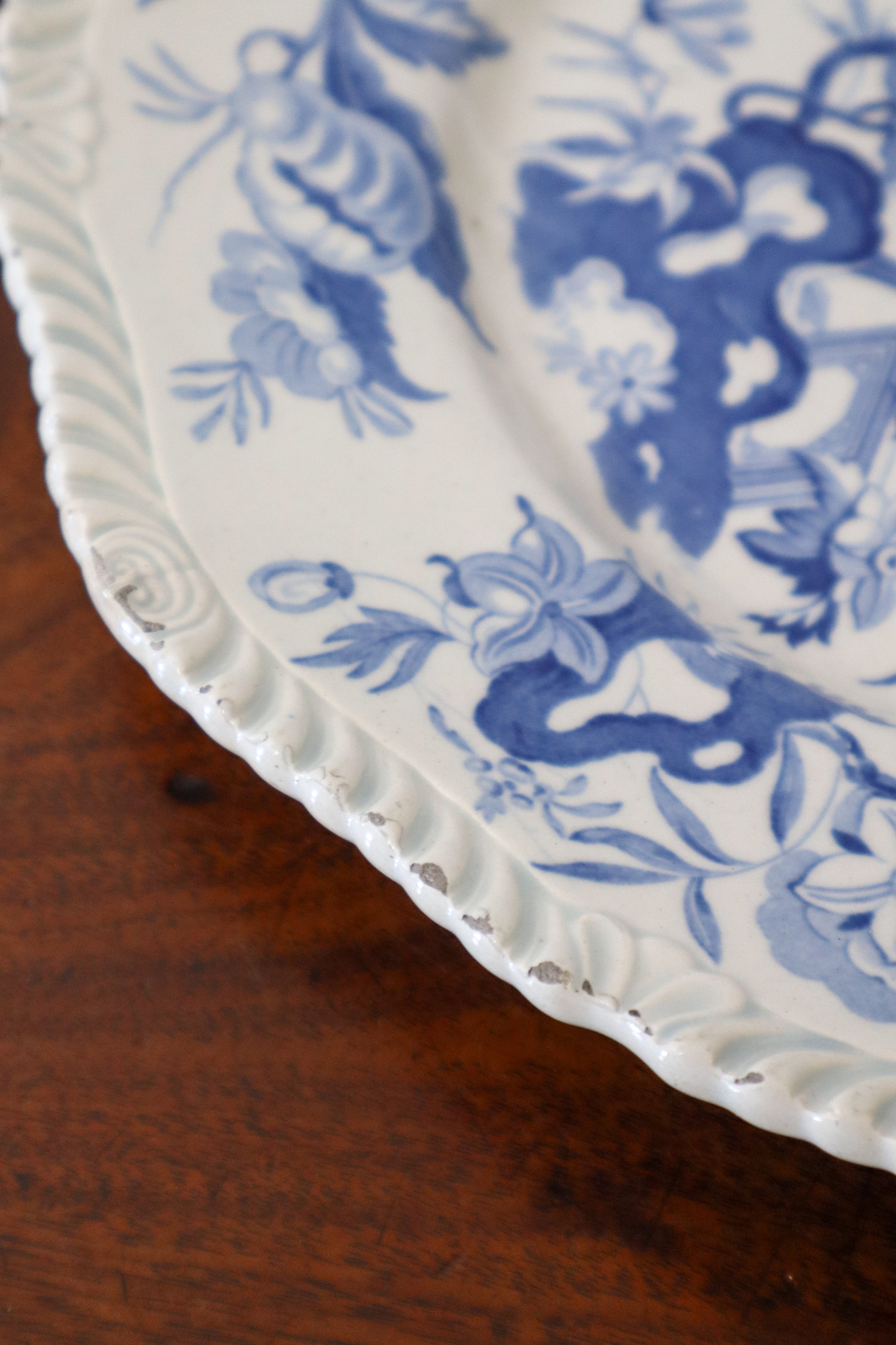 Blue + White Plate (c. 1860)