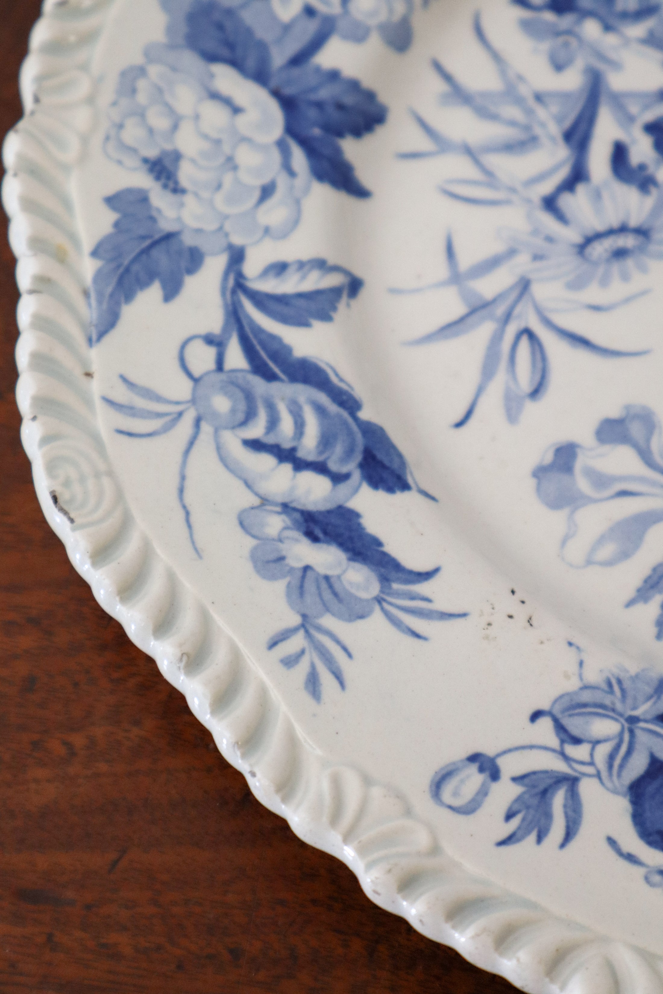 Blue + White Plate (c. 1860)