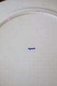 Load image into Gallery viewer, PAIR Blue + White Floral Spode Plates (c. 1840)
