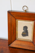 Load image into Gallery viewer, 19th Century Silhouette Portrait Of Man Oak Frame
