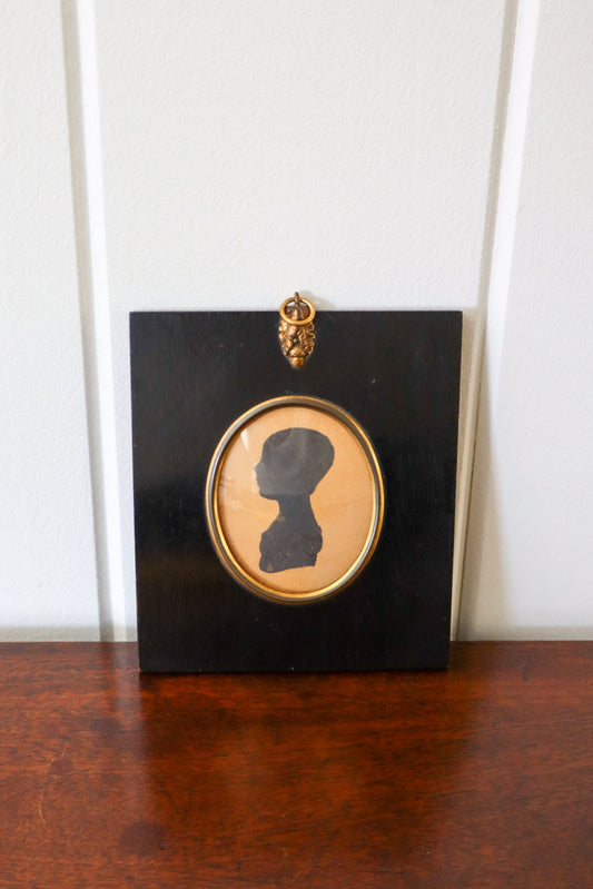 19th-Century Silhouette of Sarah Charlotte Green, Aged 5 — Dated 1821