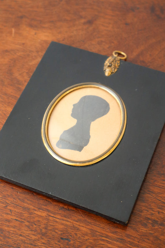 19th-Century Silhouette of Sarah Charlotte Green, Aged 5 — Dated 1821