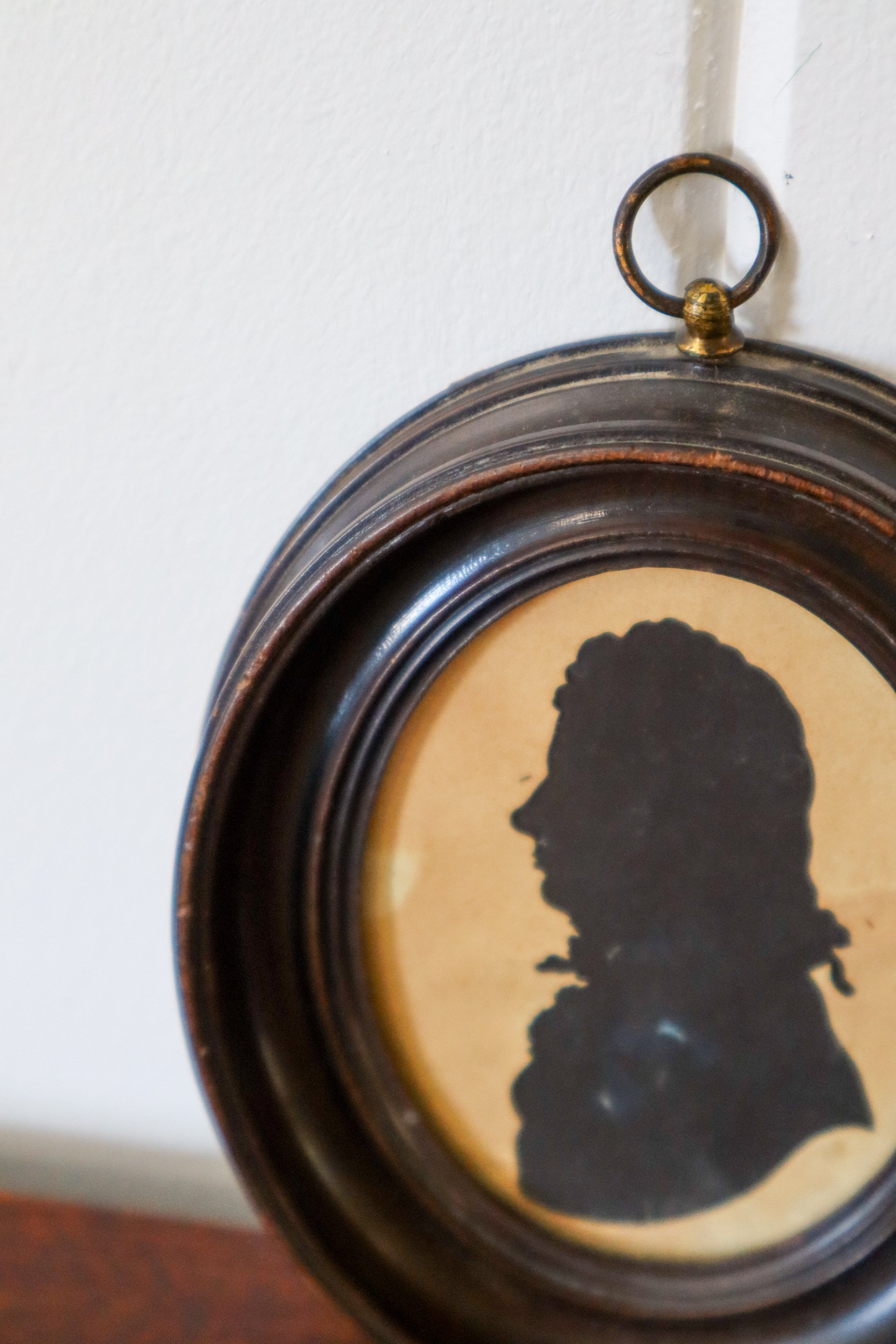 19th-Century Silhouette of Gentleman Of The Law