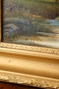 Load image into Gallery viewer, Signed Original Oil On Canvas by M. Quilter (British), Dated 1914 “Woodland Stream in Summer”
