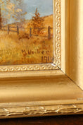 Load image into Gallery viewer, Signed Original Oil On Canvas by M. Quilter (British), Dated 1914 “Late Summer Dales”
