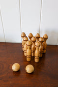 Load image into Gallery viewer, Vintage Children’s Wooden Bowling Pin Set
