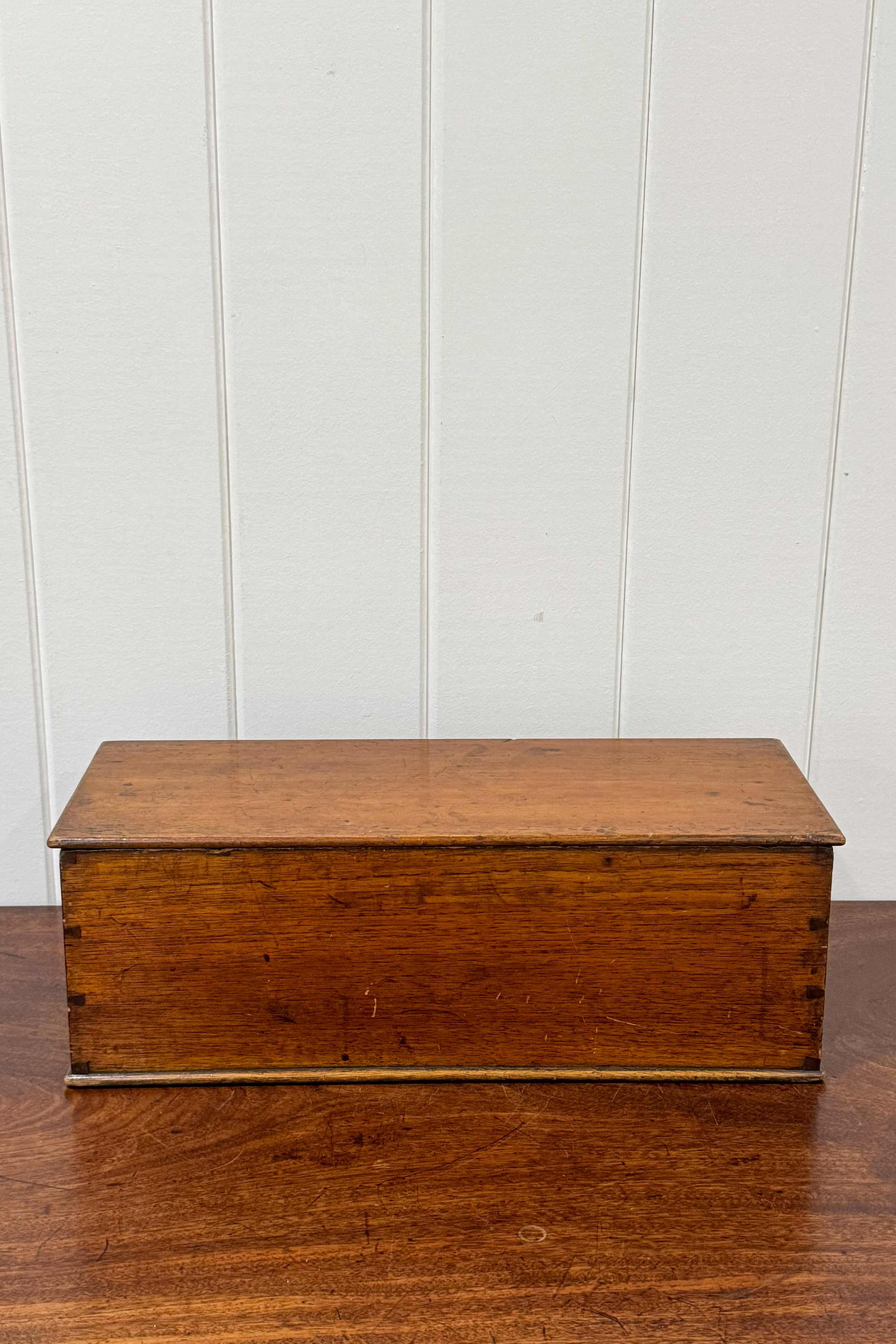 Antique English Oak Box