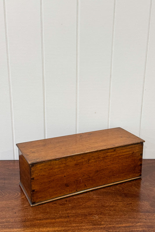Antique English Oak Box