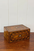 Load image into Gallery viewer, Antique Tunbridge Inlaid Jewelry Box (c. 1850)
