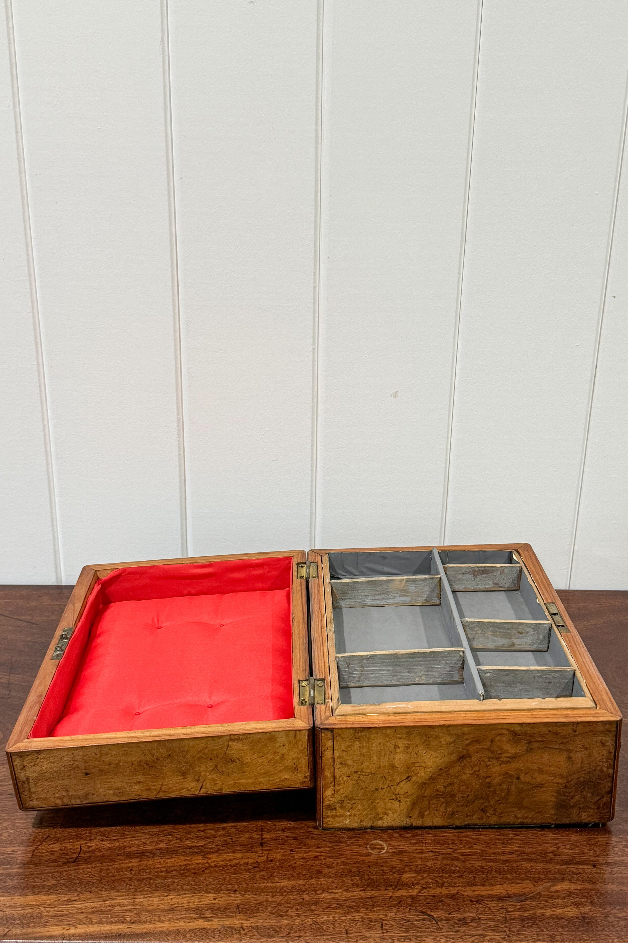 Antique Tunbridge Inlaid Jewelry Box (c. 1850)
