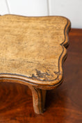 Load image into Gallery viewer, Antique Petite French Stool w/ Scalloped Top
