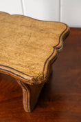 Load image into Gallery viewer, Antique Petite French Stool w/ Scalloped Top
