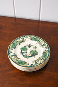 Load image into Gallery viewer, SET of 6 Masons Ironstone ‘Chartreuse’ Floral Small 5.75”W Plates
