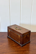 Load image into Gallery viewer, Georgian Tea Box With Swan Neck Top Handle (c. 1780)
