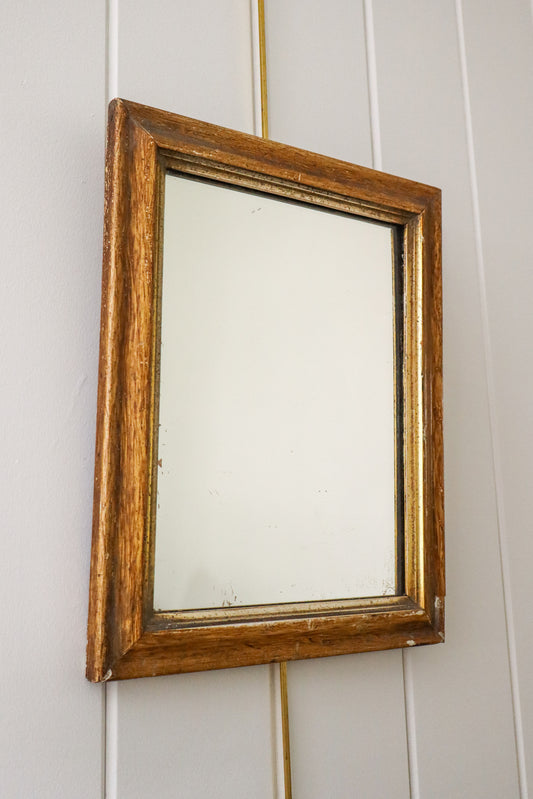 Petite Gilt Wood Mirror (c. 1880)