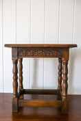 Load image into Gallery viewer, PAIR Antique English Oak Joint Stools
