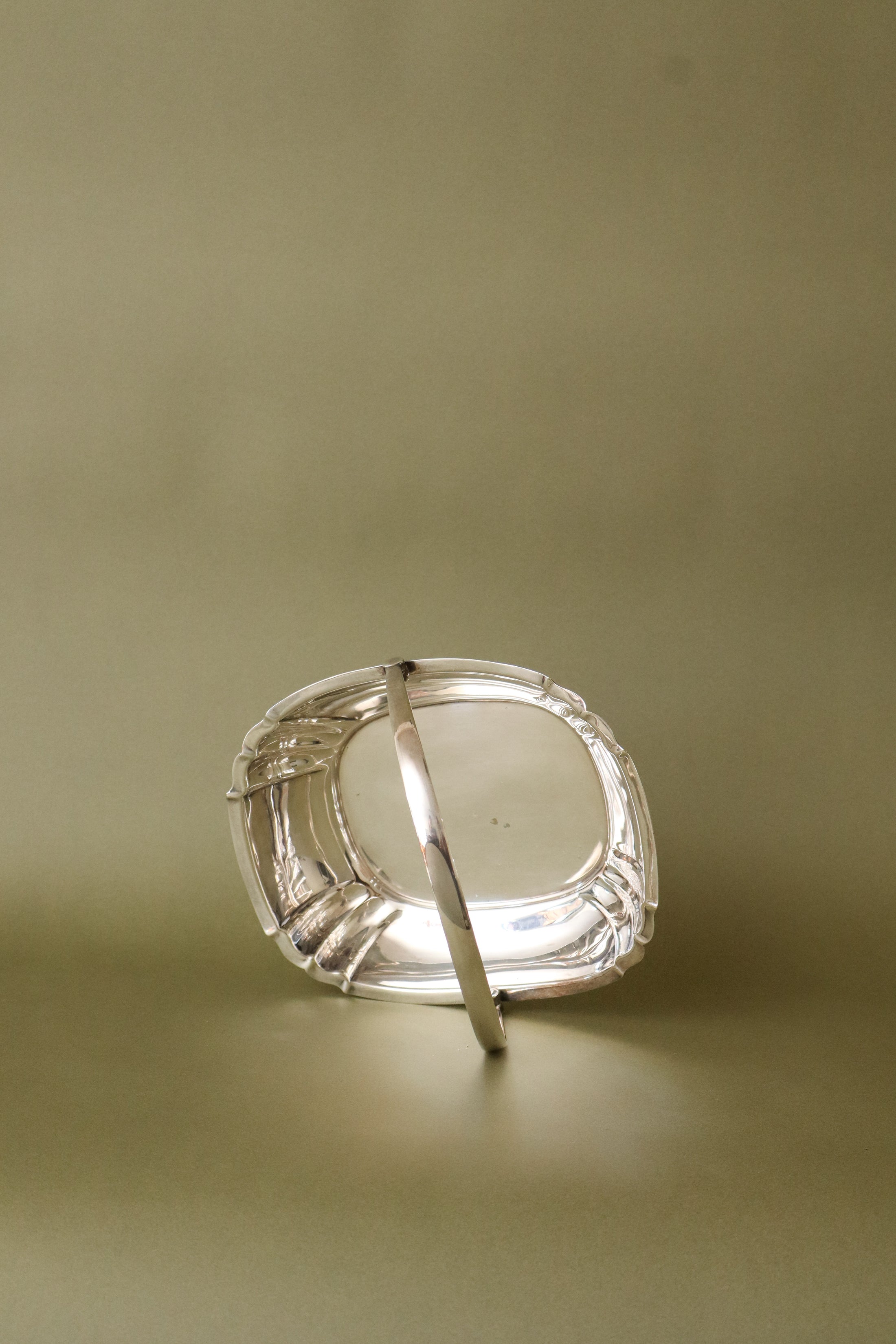 Antique English Silver Plate Fruit Bowl By Atkin Brothers