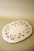 Load image into Gallery viewer, Wallace Etched Floral Silver Plate Oblong Trivet
