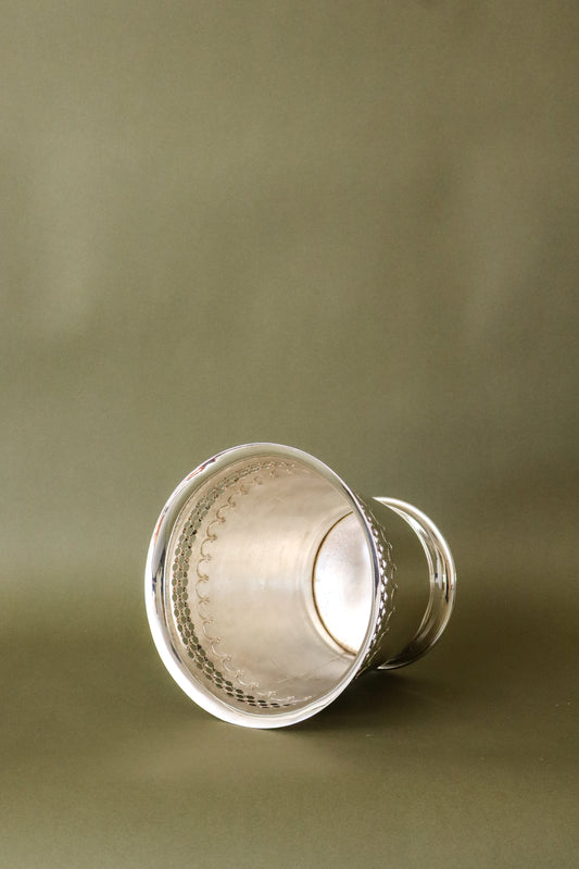 English Silverplate Reticulated Ice Bucket/Planter