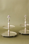 Load image into Gallery viewer, Silver Plate Two-Tier Sweets Stand (c. 1950)
