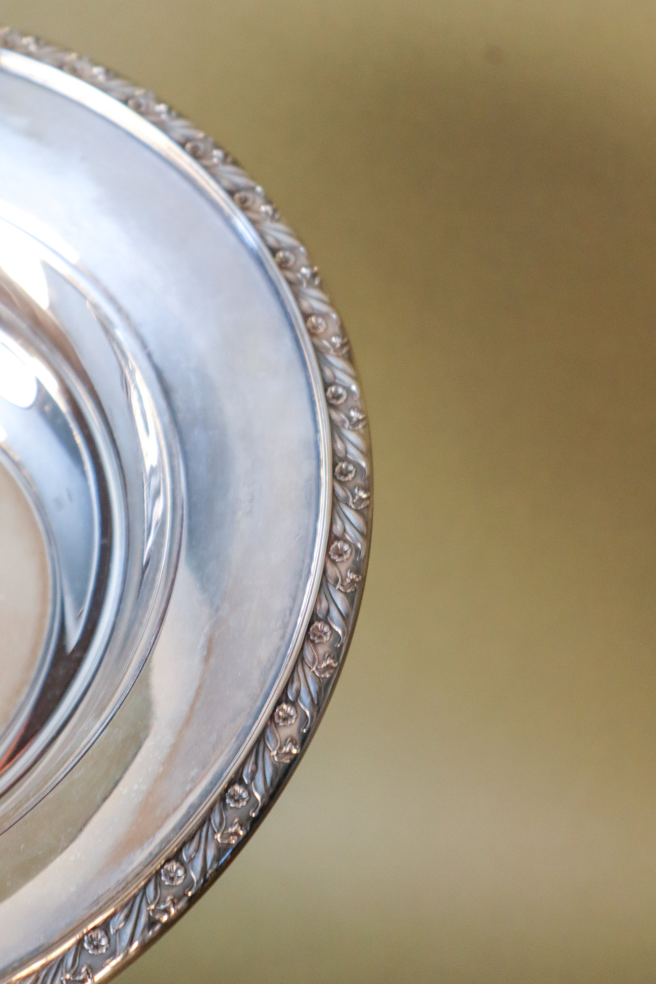 Reed & Barton Silver Bowl with Engraving 1956