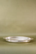 Load image into Gallery viewer, Large Oval Silver Plate Gallery Tray by Rogers
