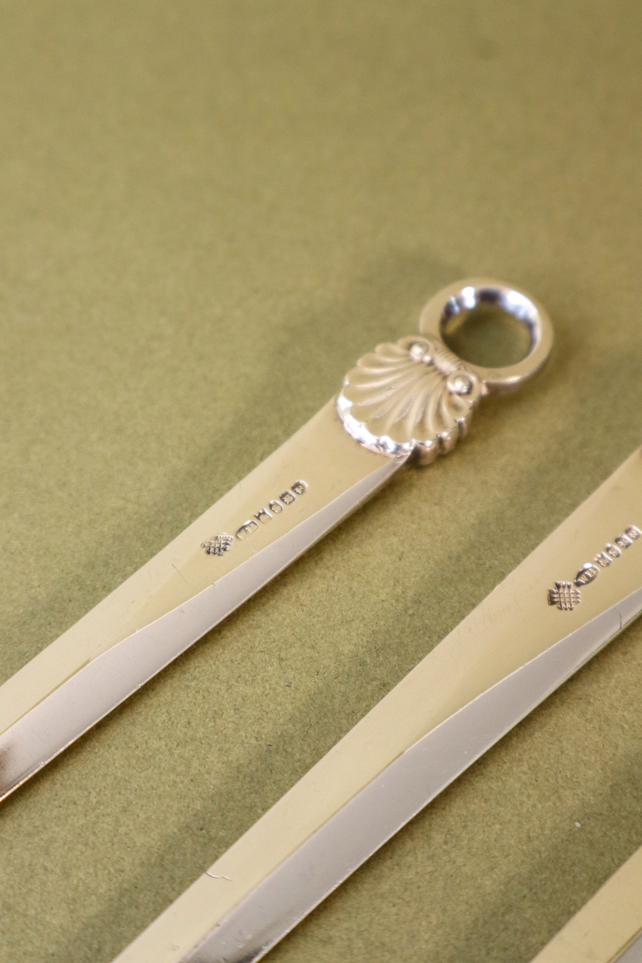 Silver Plate on Brass Letter Opener – William Hutton & Sons, Sheffield, England (c. 1902)